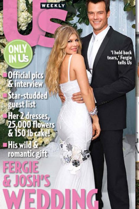 Fergie mireasa! Primele imagini