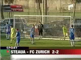 Steaua - FC Zurich 2-2