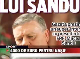 4000 de euro pentru Nasu`