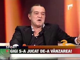 Gigi s-a jucat de-a vanzarea!