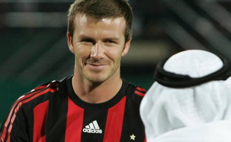 Beckham a debutat in tricoul lui AC Milan