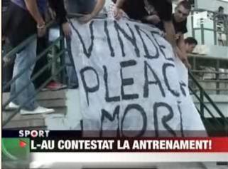 Gigi, contestat la antrenamentul Stelei!