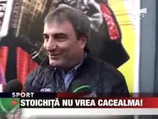 Stoichita nu vrea cacealma!