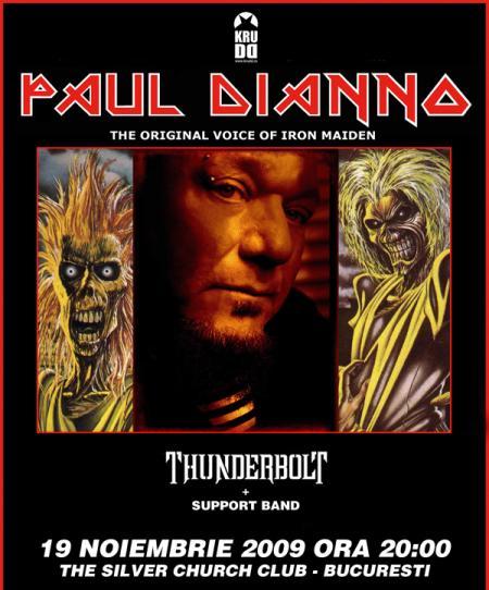 Paul DiAnno, de doua ori live in Romania
