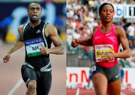 Tyson Gay si Sanya Richards, atletii anului 2009 in SUA