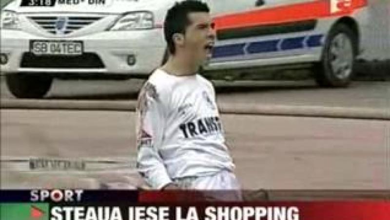 Steaua iese la shopping