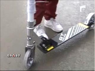 Bicicleta contra trotineta!
