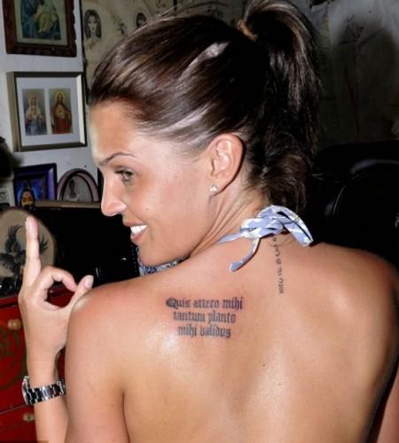Danielle Lloyd a furat tatuaje celebre