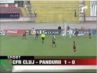 CFR Cluj - Pandurii Tg. Jiu 1-0