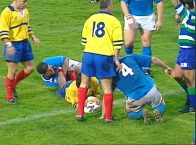 Rugby - IRB Nations Cup/ Romania-Franta A 19-20