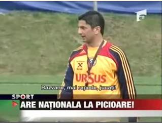Razvan are nationala la picioare! 