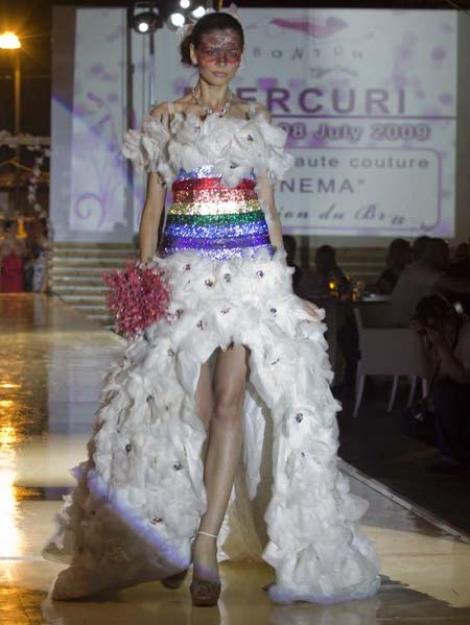 Monica Columbeanu a fost Mireasa Curcubeu