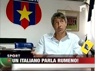Un italiano parla rumeno!