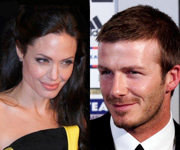 Angelina si David Beckham impreuna pentru Armani