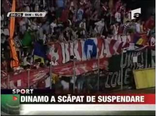 Dinamo a scapat de suspendare