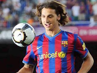 Ibrahimovic, debut cu gol pentru Barcelona in Primera division
