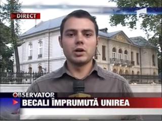 Becali imprumuta Unirea