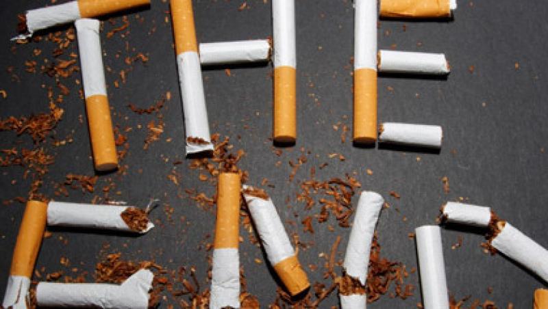 Noi reglementari pe piata tutunului: Pachetele de tigari vor avea fotografii socante mai mari