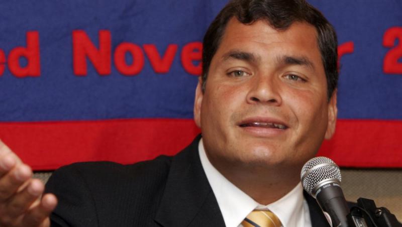 Ecuador: Rafael Correa, presedintele care uraste presa si-i supara pe americani