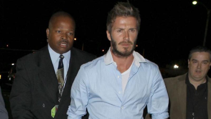 David Beckham, victima unui sot gelos