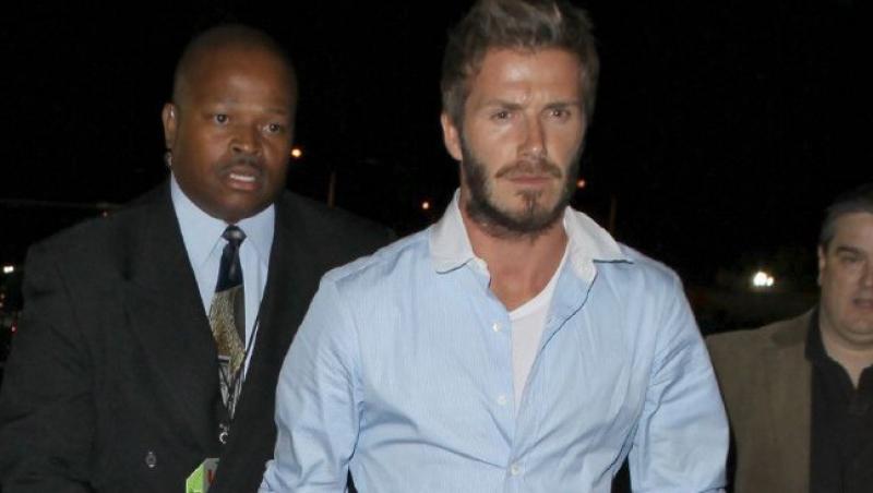David Beckham, victima unui sot gelos