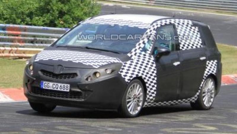 FOTO! Opel Zafira 2012 va fi mai mare si mai 