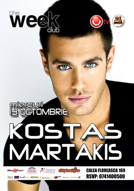 Petrecere “MIDDLE OF THE WEEK” cu KOSTAS MARTAKIS!