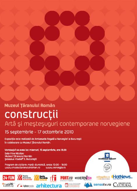 Expozitie: ”Construcţii” contemporane norvegiene la Bucuresti