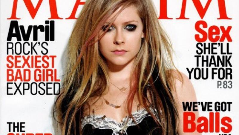 Avril Lavigne, pe coperta Maxim in noiembrie