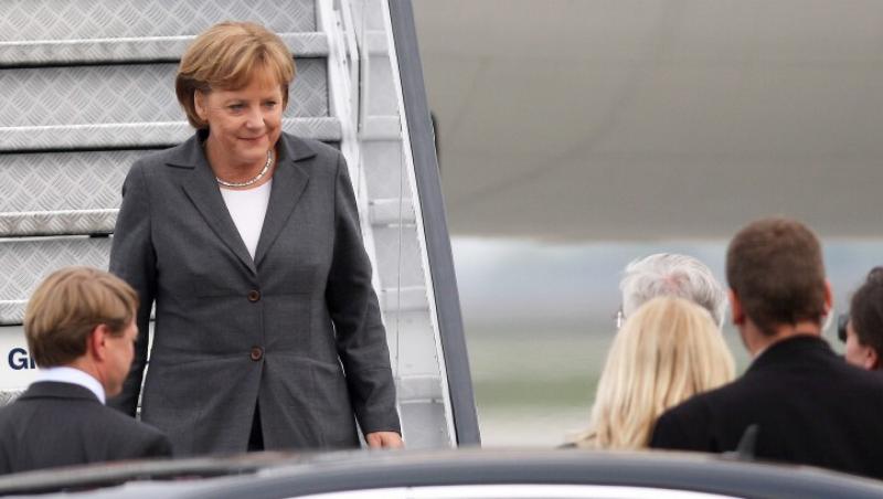Angela Merkel a ajuns la Palatul Victoria