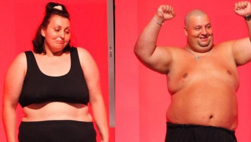 Doi concurenti parasesc Marele castigator: Alexandra (118,4 kg) si Mihai (171,8 kg)