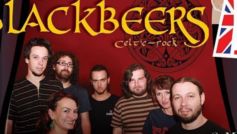Concert de rock celtic sustinut de Blackbeers in Club Mojo