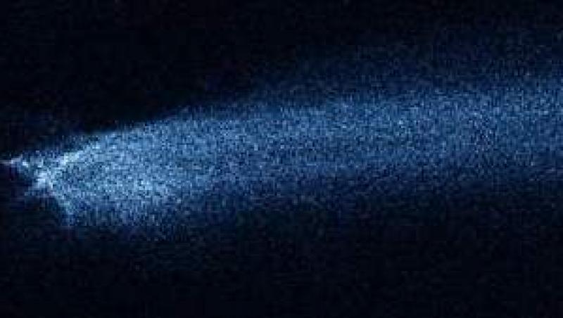 Hubble a surprins coliziunea a doi asteroizi