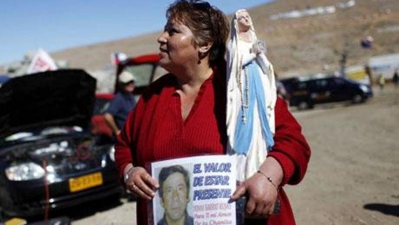 Un miner din Chile a fost intampinat de amanta, nu de sotie