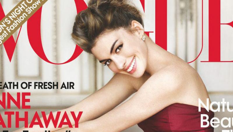 FOTO! Anne Hathaway, eleganta pe coperta Vogue in noiembrie