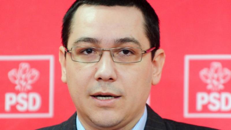 Ponta: Politica de taraba si santaj a Guvernului Boc va continua pana la motiune