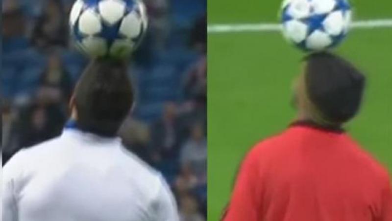 VIDEO! Ronaldiho si C. Ronaldo si-au etalat ultimele trucuri in materie de jonglerii