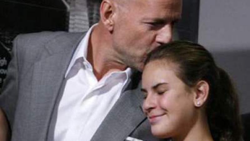 Bruce Willis i-a recomandat fiicei sale sa se rada pe cap