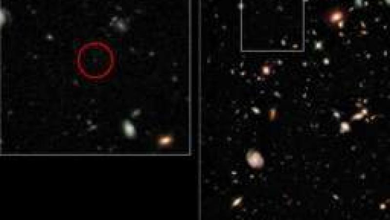 Galaxie noua, descoperita la o distanta record fata de Pamant