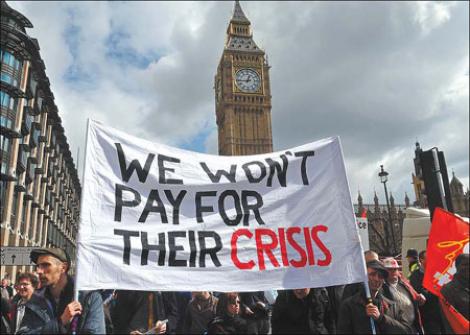 Marea Britanie: Proteste de amploare dupa anuntarea celor mai dure masuri de austeritate din ultimii 60 de ani