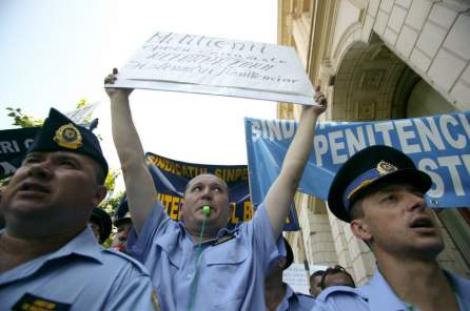 Protestul sindicalistilor din Administratia Penitenciarelor, sabotat din motive de deratizare