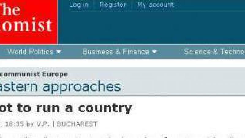 The Economist: Romania, cum sa NU conduci o tara