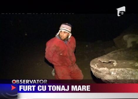 VIDEO! Galati: Hoti prinsi cu 20 de tone de fier furat