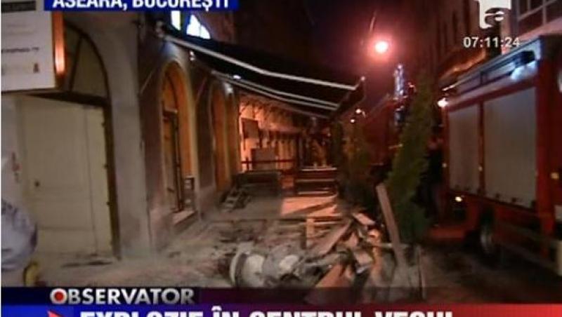 VIDEO! Explozie in Centrul Vechi din Capitala