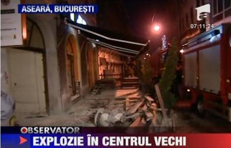 VIDEO! Explozie in Centrul Vechi din Capitala