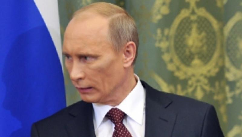 Putin, cu o vanataie uriasa sub ochi, in timpul vizitei din Ucraina