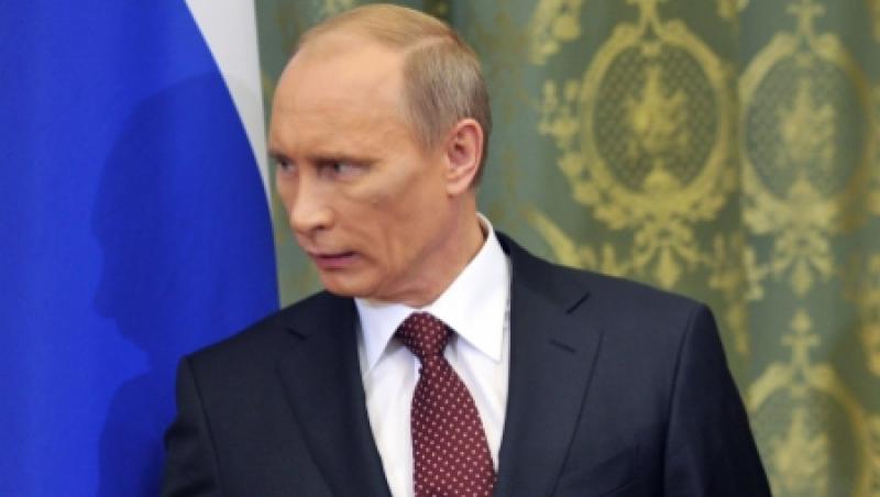 Putin, cu o vanataie uriasa sub ochi, in timpul vizitei din Ucraina