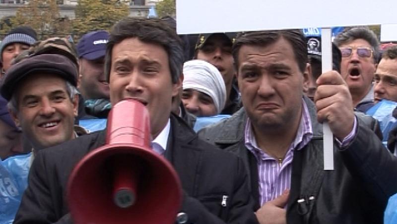 FOTO si VIDEO! Mihai Bendeac si Gigi Becali fac greva foamei