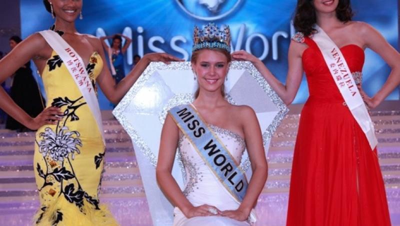VIDEO! La 18 ani, Alexandra Mills, SUA, castiga titlul Miss World 2010