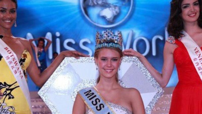 VIDEO! La 18 ani, Alexandra Mills, SUA, castiga titlul Miss World 2010
